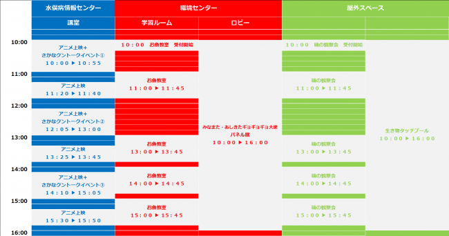 タイムスケジュール